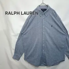 【美品】RALPH LAUREN　ラルフローレン　チェックシャツ　BDシャツ