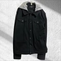 ソレイドール ジャケット フード付き ダブルポケット フード取り外し可能 綿混