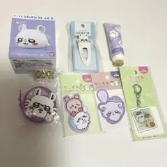 ちいかわキャラクターグッズセット モモンガ ヘアクリップ フレンズ3 シール