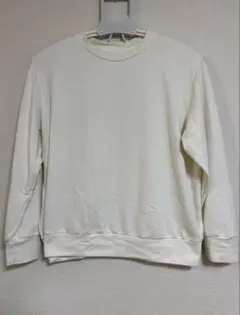 ソフトニットフリースクルーネックT 長袖　ユニクロ　レディースM