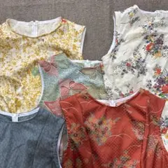 着物リメイクワンピース 着物ドレス まとめ売り