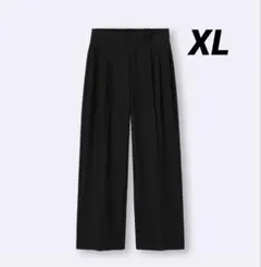 ★限定価格★【未使用品】GUタックワイドパンツ(XL) 標準丈