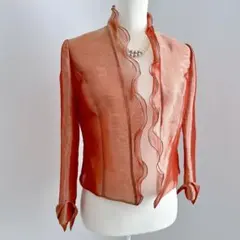 CHANTEZ MOI オーガンジー フリル ボレロ パーティ 高級