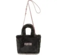 FURFUR エコファートートバッグ チャコールグレー