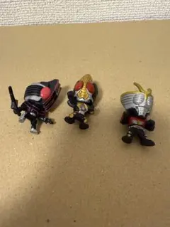 昔のガチャガチャ仮面ライダー フィギュア 3体セット