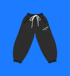 jackpotmarket スウェットロングパンツ3 ブラック ジョガーパンツL