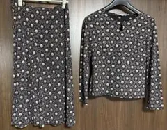 LAURA ASHLEY 花柄フレアスカート＆トップスセット Mサイズ