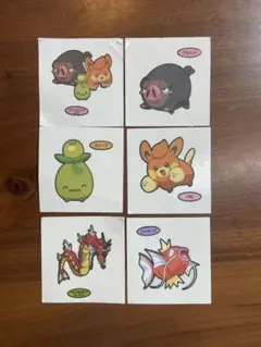 ポケモンパンシール 6種類セット