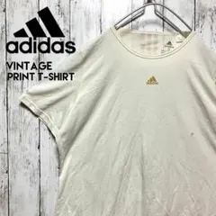 i*a様 US古着アディダスプリントTシャツパフォーマンスロゴスリーストライプス