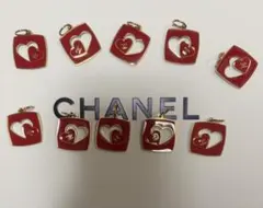 レア　大人気　限定品　ハートチャーム　バレンタイン　シャネル　チャーム10個