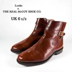 Loake × THE REAL McCOY SHOE CO ジョッパブーツ　茶