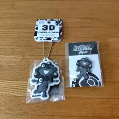 EXPO 2025　黒ミャクミャクピンバッジC 3Dラバーマスコットキーチェーン