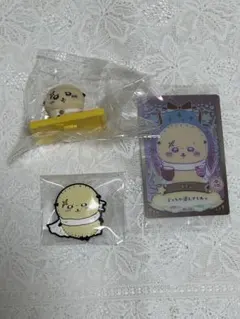 松屋 ちいかわオリジナルフィギュア ラバーマグネット　ウエハースカード　ラッコ