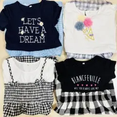 子供服 女の子 まとめ売り 130cm 4点 トップス ワンピース