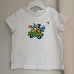 ファミリア　familiar 動物プリント Tシャツ 80