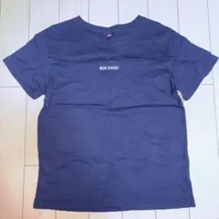 SHEIN Tシャツ ネイビー ロゴTシャツ