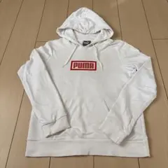 PUMA ホワイト パーカー M