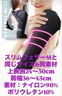 ニノメイクスリム　パエンナキュット　リリムット　スリムフェザー代替推奨品　二の腕のサムネイル