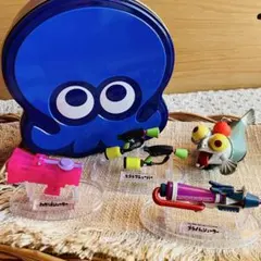 スプラトゥーン 5点セット ブキコレクション 走るコジャケ キーホルダー