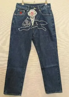 BBC ICE CREAM CRYSTAL RUNNING DOG JEANS