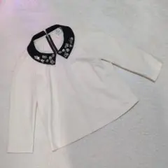 LANVIN en blueビジュー付きトップス