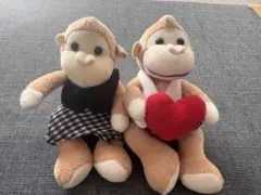 CONRAD バリ　猿のぬいぐるみ 2体セット