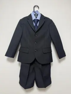 ⭐︎入学式、卒業式、結婚式、七五三に対応⭐︎ストライプフォーマルスーツ 110cm