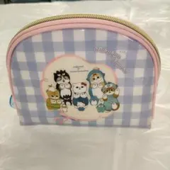 モフサンド×サンリオキャラクターズ クリアポーチ 肉球柄