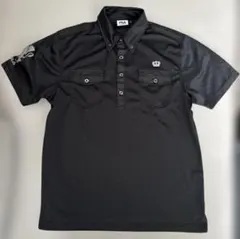 【美品】サイズ：L FILA GOLF 半袖ポロシャツ ブラックのサムネイル