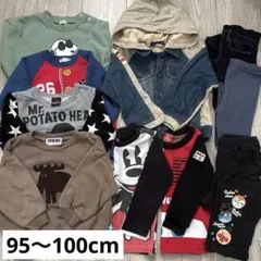 保育園着 まとめ売り 12点　男の子 95 100 長袖 ベビー　キッズ　冬
