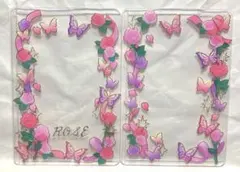 39 ピンク　硬質ケース　デコ　シール トレカデコ　匿名配送