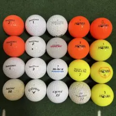 ゴルフボール 20球 詰合せ ロストボール TOURSTAGE HONMA他