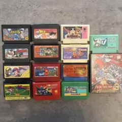 ファミコンソフトセット 14本　動作未確認