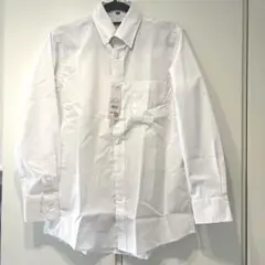 ストライプ ホワイト ワイシャツ Mサイズ