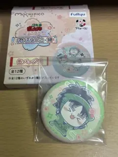 忍たま乱太郎 七松小平太 桜もちぴこ缶バッジ