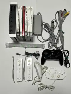 NintendoWii　本体＋ソフト6本セット