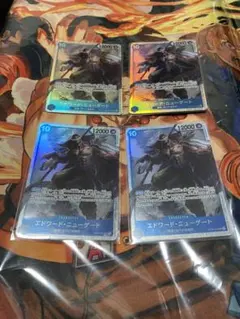 ワンピースカード エドワード・ニューゲード SR 4枚セット OP08-043