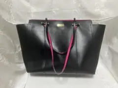 ケイトスペードトートバッグ ブラック/ピンク