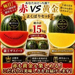 即発送！　熊本県産 ゴールデンジャック 大玉すいか 2玉セット 即発送！ 熊本県産 ゴールデンジャック 大玉すいか 2玉セット - メルカリ