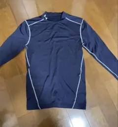 アンダーアーマー長袖インナーシャツ紺色XL裏起毛