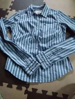 Abercrombie and Fitch ストライプシャツ M