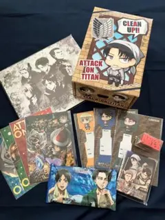 【新品未使用】進撃の巨人 ローソン グッズ セット コラボ キャンペーン