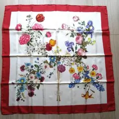 GUCCI フラワープリント シルクスカーフ パンジー花柄 - メルカリ
