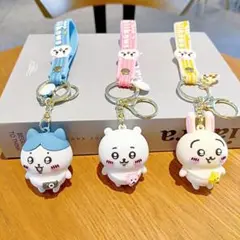 ちいかわキーホルダー キーチェーン ウサギ ハチワレ かわいい プレゼント