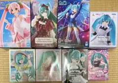未使用品】 初音ミク フィギュア 8点セット まとめ売り プライズ