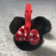 ミニーマウス風 耳あて・イヤーマフ