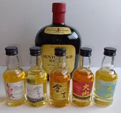 ①ニッカウヰスキー飲み比べ ミニボトル 5本セット - メルカリ