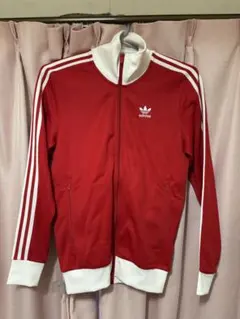 adidas ジャージ レッド Hu サイズO - メルカリ
