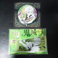 鬼滅の刃　不死川実弥　名場面ジオラマフィギュア　缶バッジ　バースデー　バースデイ