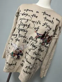 ひ*ぃ様 ヴィンテージ 古着‼️ 刺繍 ニット